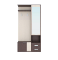 Домино А  шкаф с зеркалом (Венге Дуб молочный)
