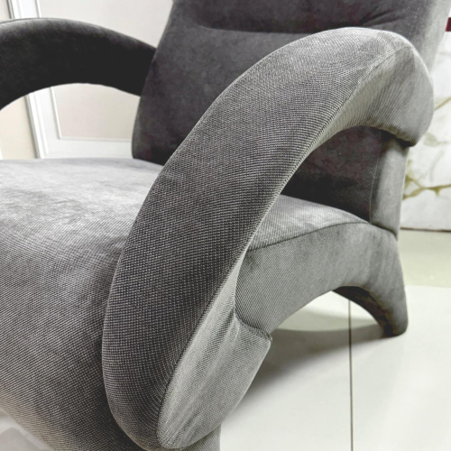 Кресло для отдыха Неаполь Модель 7 (Ткань Темно-серый Verona Antrazite Grey)