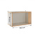Полка закрытая Асцелла (Белый/Графит серый)