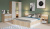 Тумба прикроватная Алёна 2 шт. (Дуб сонома/Белый)